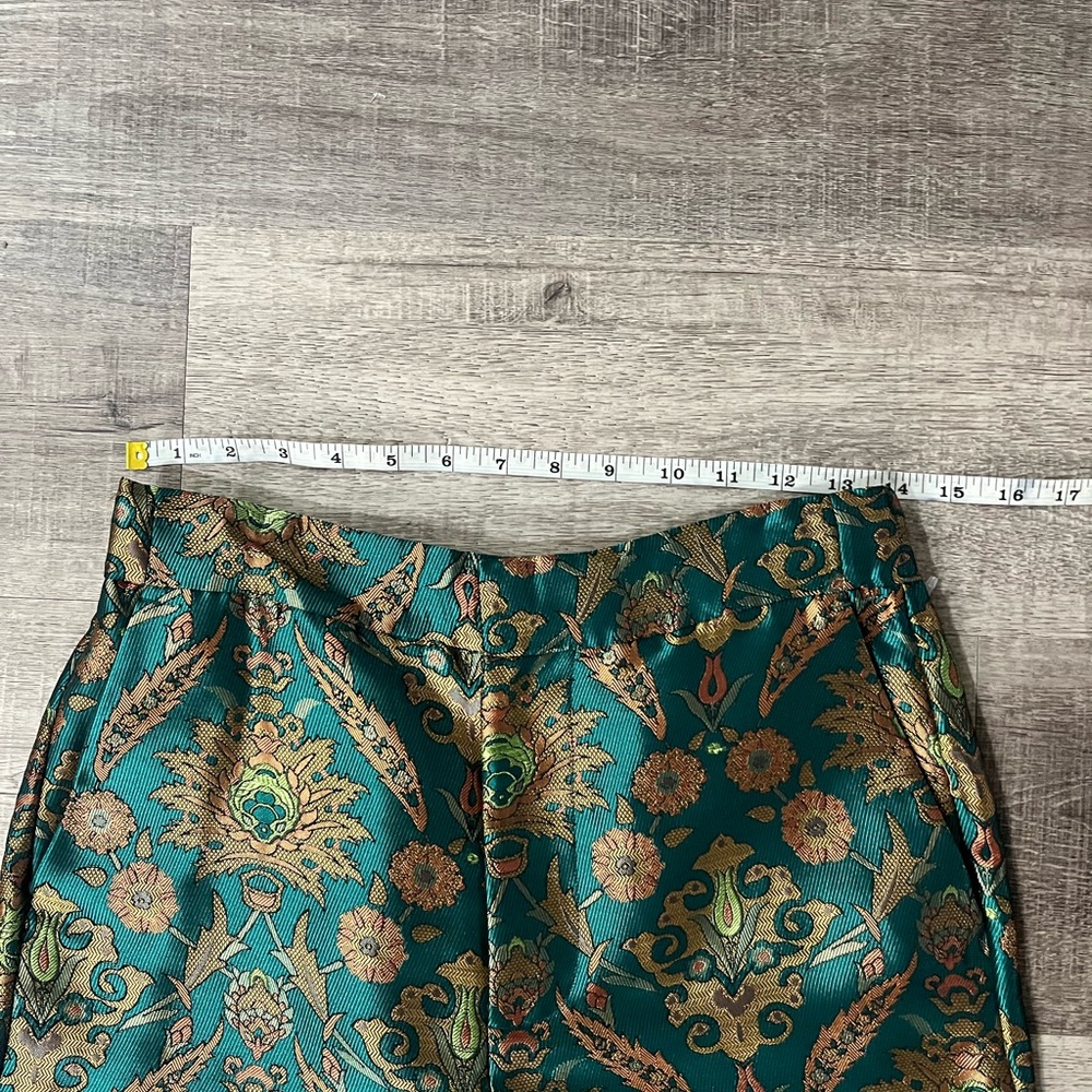 MAEVE BY ANTHROPOLOGIE Melyssa Brocade Jacquard Trousers - Picture 6 of 7